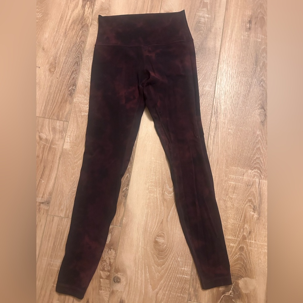 Lululemon tie dye align leggings size 6
